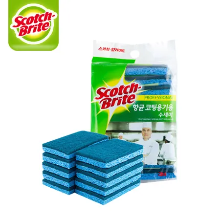 3M 향균 코팅용기용 스폰지 수세미 NS-86F(10입) 1개
