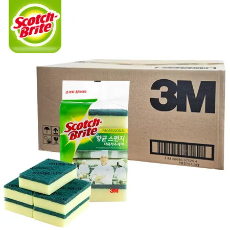 3M 향균 스폰지 다목적 수세미 소형 SL-86 (5입) 1개