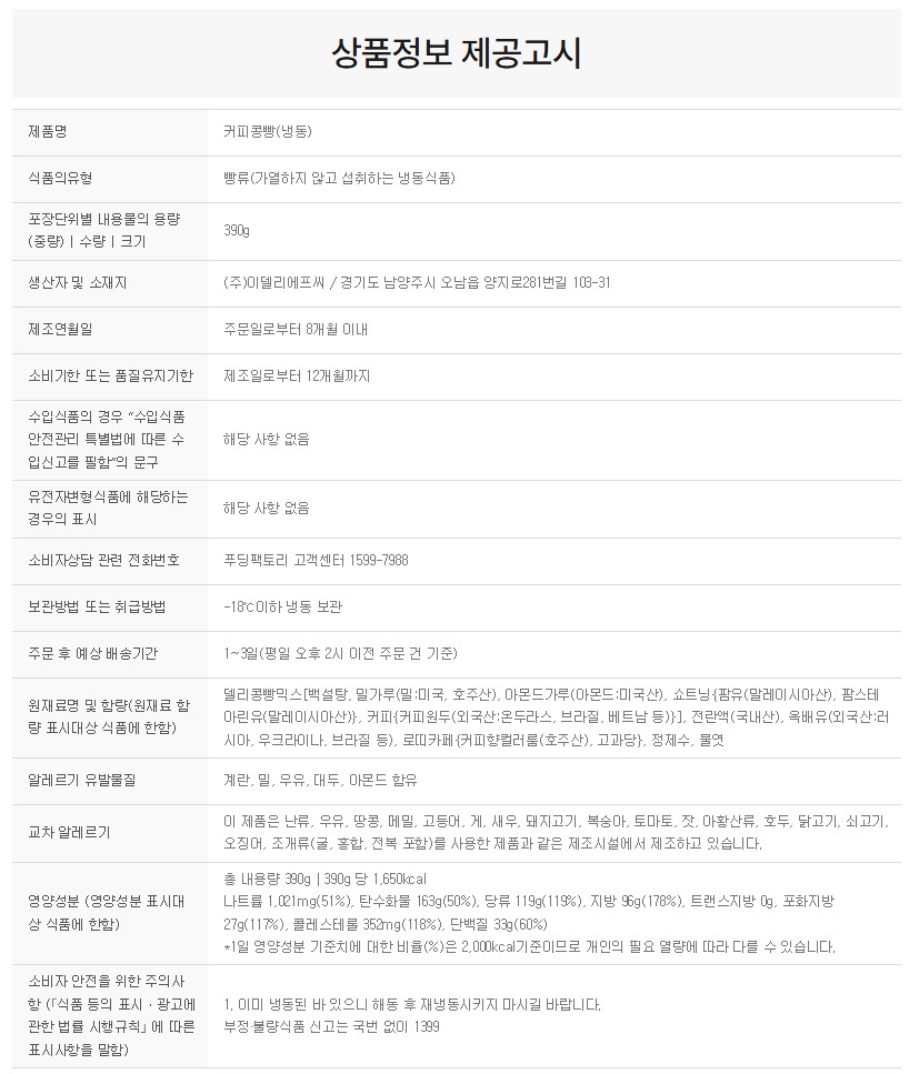 상품정보제공고시