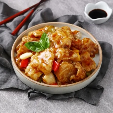 꿔바로우 1kg_중식 튀김 돼지고기 탕수육 푸딩팩토리