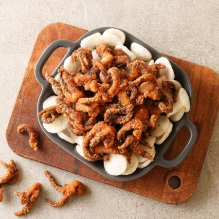 튀김용 통살오징어다리(한입컷) 1kg_호프 포차 주점 안주 푸딩팩토리