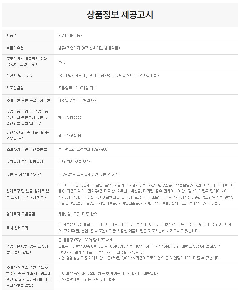 상품정보제공고시