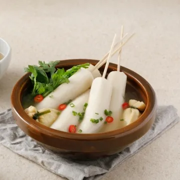 물떡꼬치 1kg_오뎅탕 이자카야 전골 어묵탕 떡볶이 안주 포차 푸딩팩토리