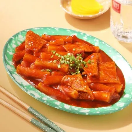쿠킹베어 간편 떡볶이 560g_전자레인지 안주 분식 포차 사이드 메뉴 푸딩팩토리