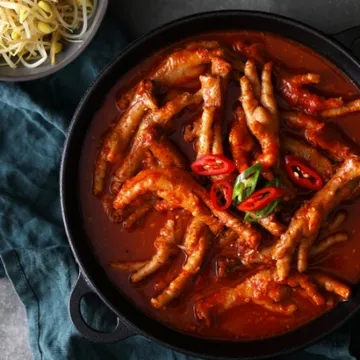 마녀 국물닭발 820g_포차 주점 안주 매운 불닭 푸딩팩토리