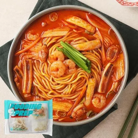 푸딩프렙 54 해물짬뽕 390g_밀키트 원팩 주점 포차 안주 탕 국 푸딩팩토리