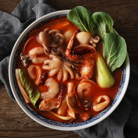 해물짬뽕탕 480g *면세_포차 주점 안주 국 찌개 식당 푸딩팩토리