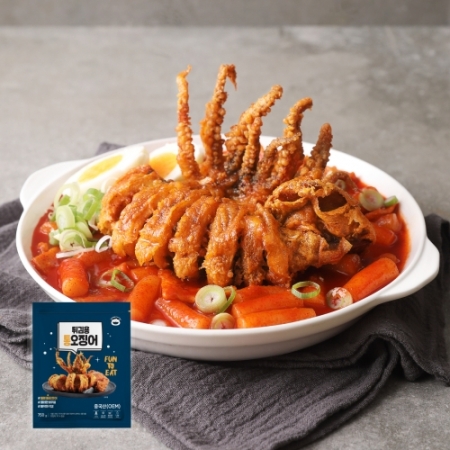 불꽃 통오징어(3마리) 750g_호프 포차 주점 안주 튀김 사이드 분식 푸딩팩토리