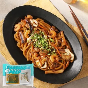 푸딩프렙 51 해물볶음우동 350g_밀키트 원팩 주점 포차 안주 탕 국 이자카야 푸딩팩토리