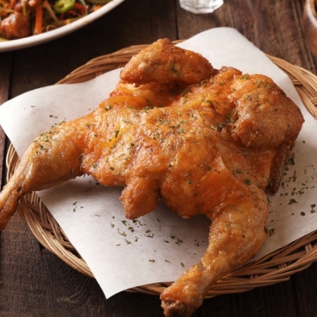 [세트]옛날통닭 1.2kg_호프 안주 튀김 치킨 닭 푸딩팩토리