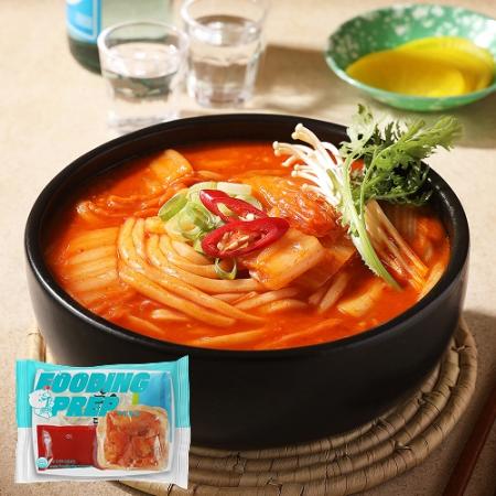 푸딩프렙 52 김치우동 410g_밀키트 원팩 주점 포차 안주 탕 국 이자카야 푸딩팩토리