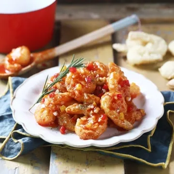 대왕 깐쇼새우 1kg_중식 튀김 탕수육 안주 푸딩팩토리