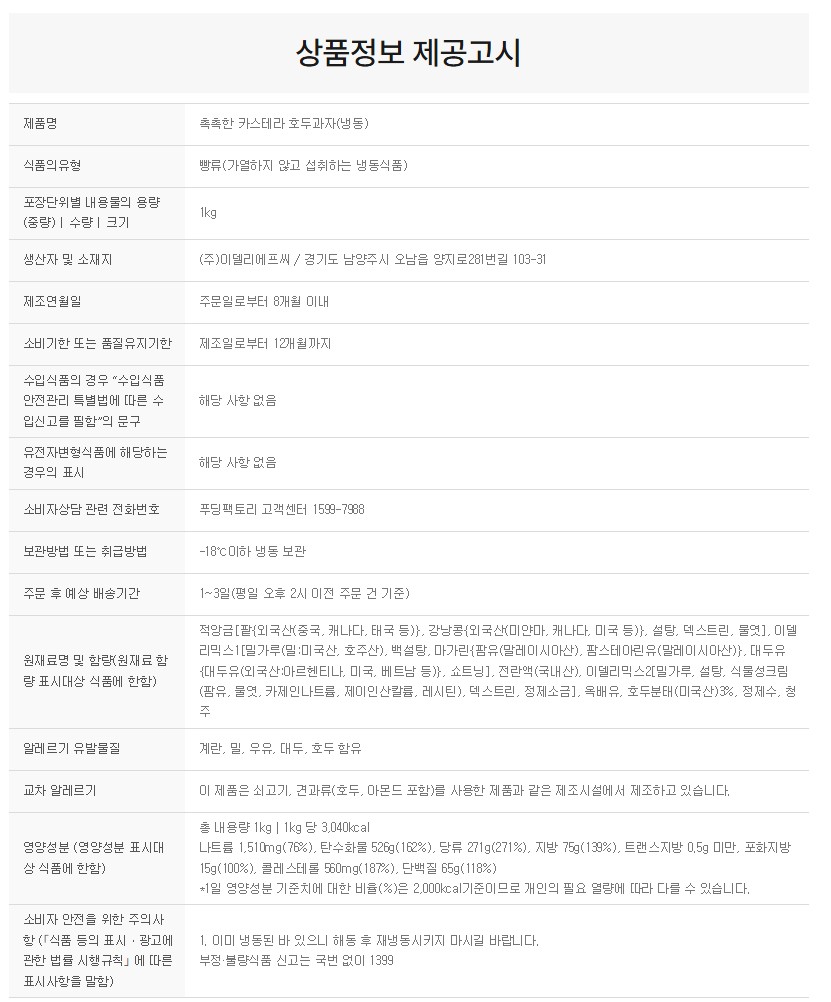 상품정보제공고시
