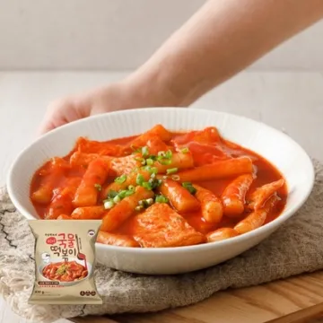 미니국물떡볶이 620g_분식 주점 포차 안주 밀떡 푸딩팩토리