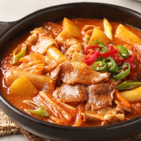 푸딩프렙 16 돼지고기김치짜글이 420g_밀키트 원팩 주점 포차 안주 탕 국