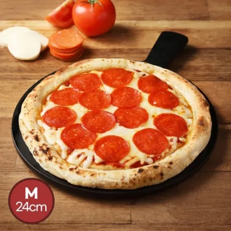 (10인치)화덕 페퍼로니피자M 380g_파스타 양식 카페 호프 펍 안주 푸딩팩토리