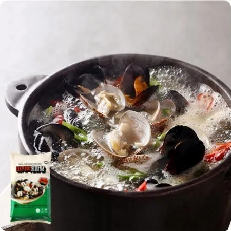 바지락홍합탕 900g_포차 주점 안주 국 찌개 식당 푸딩팩토리