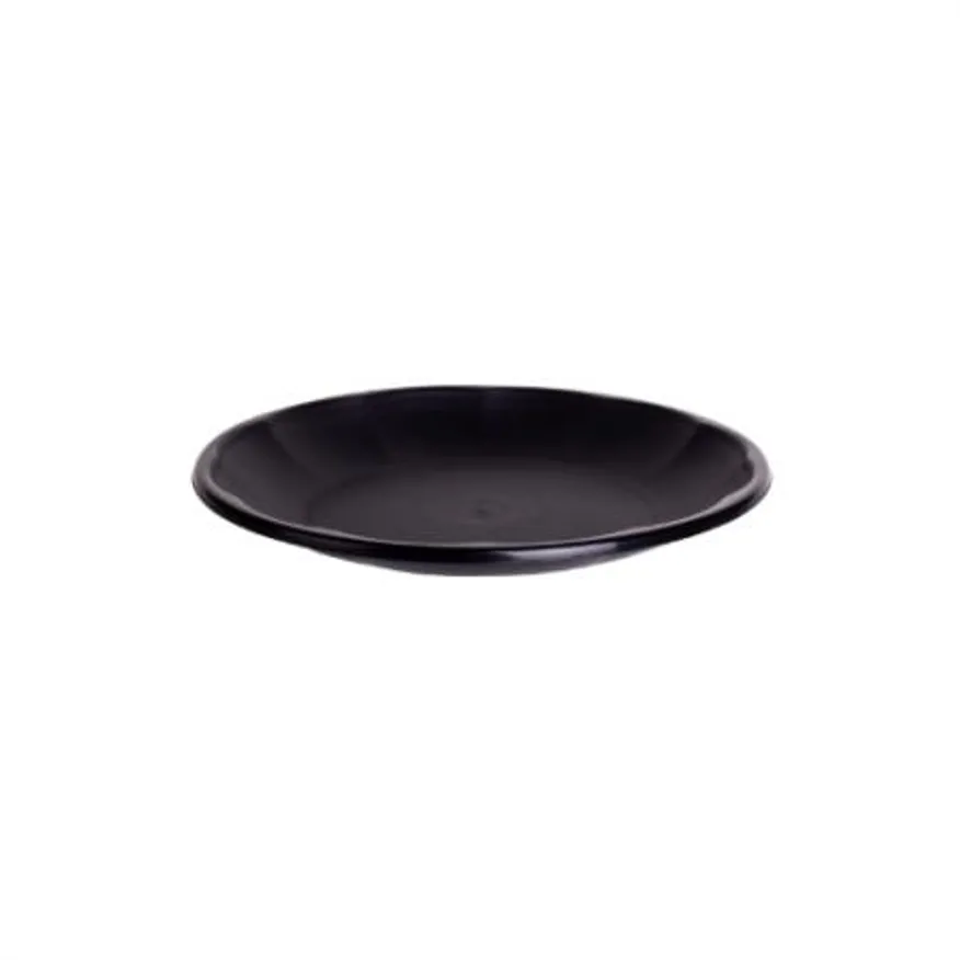 다회용 원형접시(BW/흑색) 270파이 이미지