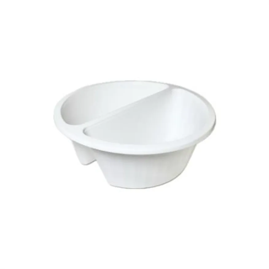 중화면용기 2칸(BW/백색) 이미지