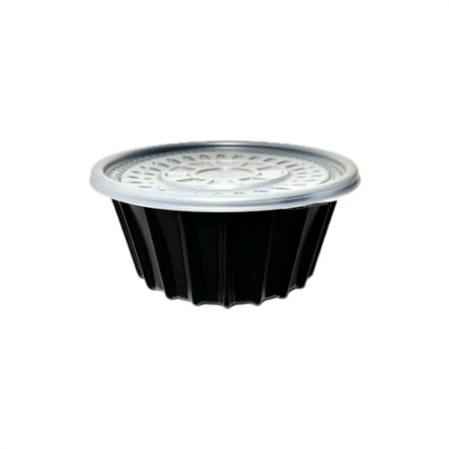 195파이 면용기(EL/흑색) 대_세트 이미지