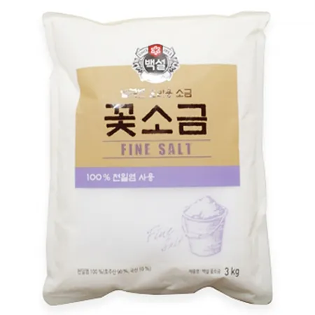 백설 꽃소금 3kg