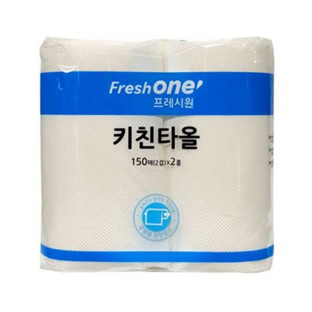 프레시원 키친타올(150매*2롤) 300매