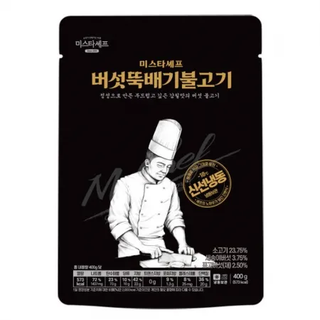 미스타셰프(태종) 버섯뚝배기불고기 400g 냉동