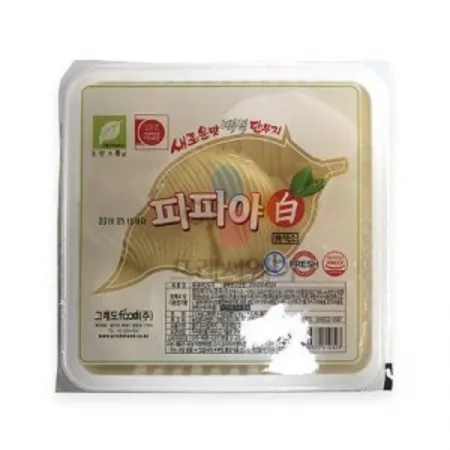 파파무 단무지(백색 얇은반달 중국산) 2.5kg