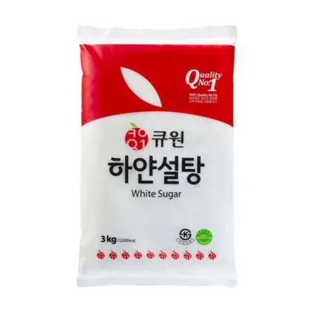 큐원 하얀설탕(정백) 3kg