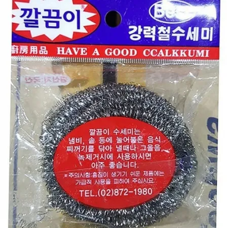 깔끔이 철수세미(왕스퐁) 35g 이미지