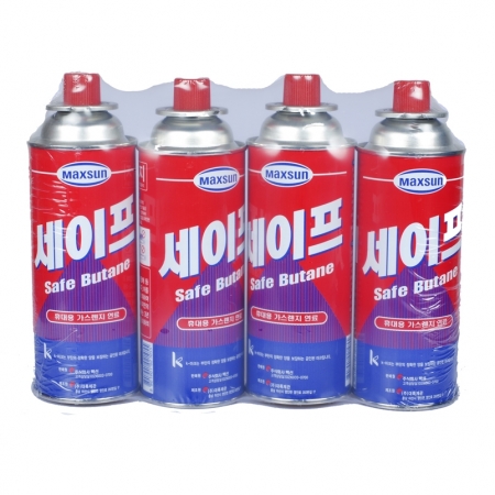 맥선 세이프 부탄가스(220g*4입) 880g
