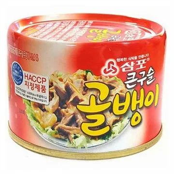 삼포 골뱅이캔(큰구슬) 140g