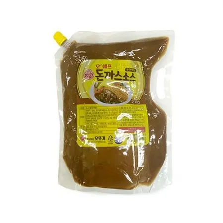 오뚜기 부어먹는돈까스소스(스파우트팩) 2kg
