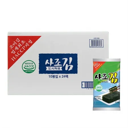사조 미니도시락김(1.8g*10봉) 18g*24 [BOX]