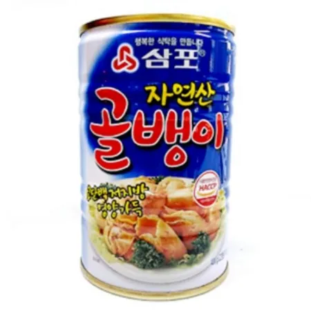 삼포 골뱅이캔(자연산) 400g