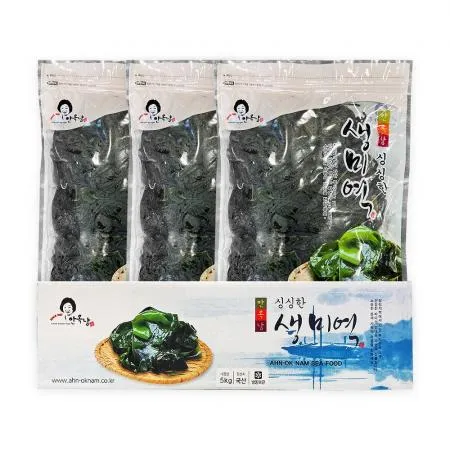 안옥남 생미역 1kg 염장미역