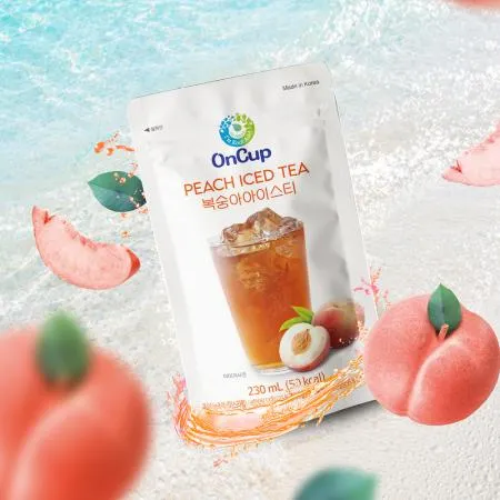 온컵 복숭아아이스티 230ml 10개