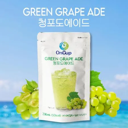 온컵 청포도에이드 230ml, 10개 이미지