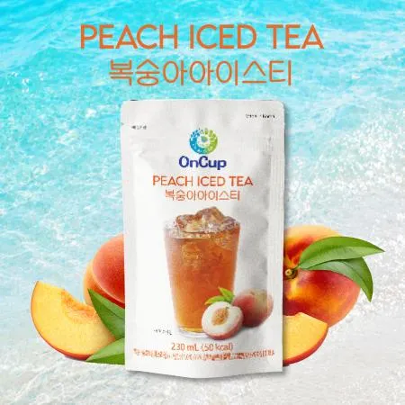 온컵 복숭아아이스티 230ml 10개 이미지