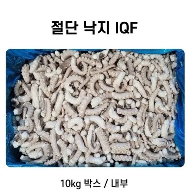 절단 낙지 벌크 냉동  10kg 박스  [원산지:중국]