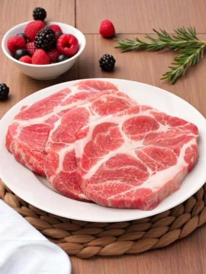 바라던 브라질산 냉동 듀록품종 돼지목살 500g 이미지
