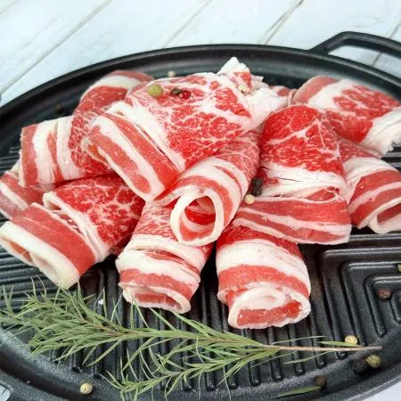바라던 미국산 초이스등급 돌돌말이우삼겹 500g 1팩