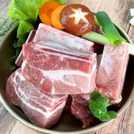바라던  네덜란드산 살밥많은 냉동돼지갈비 찜용 1kg 1팩