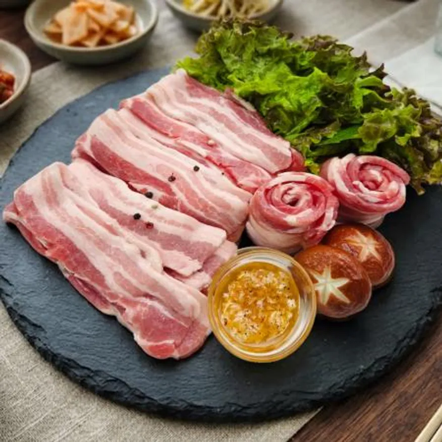 바라던 스페인산 8mm슬라이스 찰겹살 500g 이미지