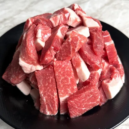 바라던 미국산 돼지목전지 찌개/카레/짜랑  500g