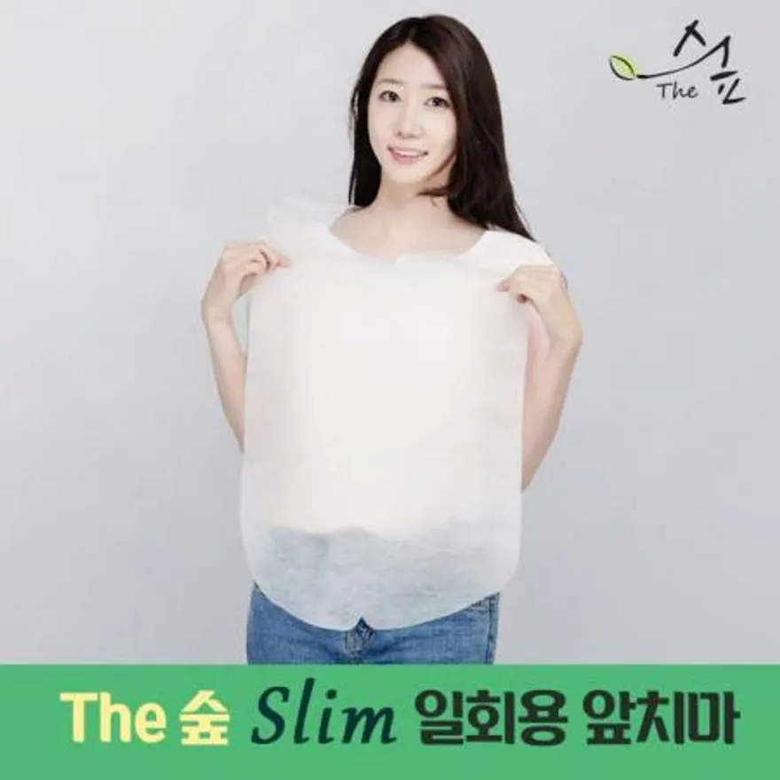 더숲 슬림형 국산 위생 일회용 방수 부직포 위생앞치마 기본형 1000매 이미지