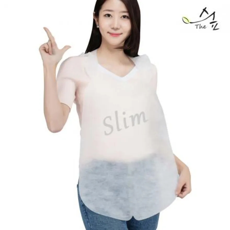 더숲 슬림형 국산 위생 일회용 방수 부직포 위생앞치마 기본형 1000매 이미지