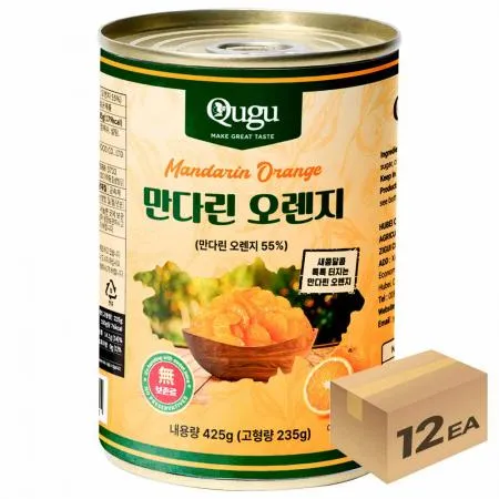 1박스) 큐구 만다린 오렌지 425g x 12개입