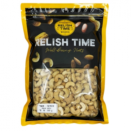 랠리쉬타임 캐슈넛 무염 500g