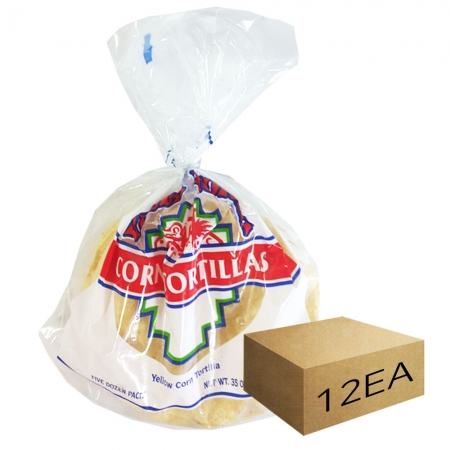 1박스) 빌라빅토리 냉동 콘 또르띠아 콘또띠아 6인치 990g x 12입 [사은품 증정]